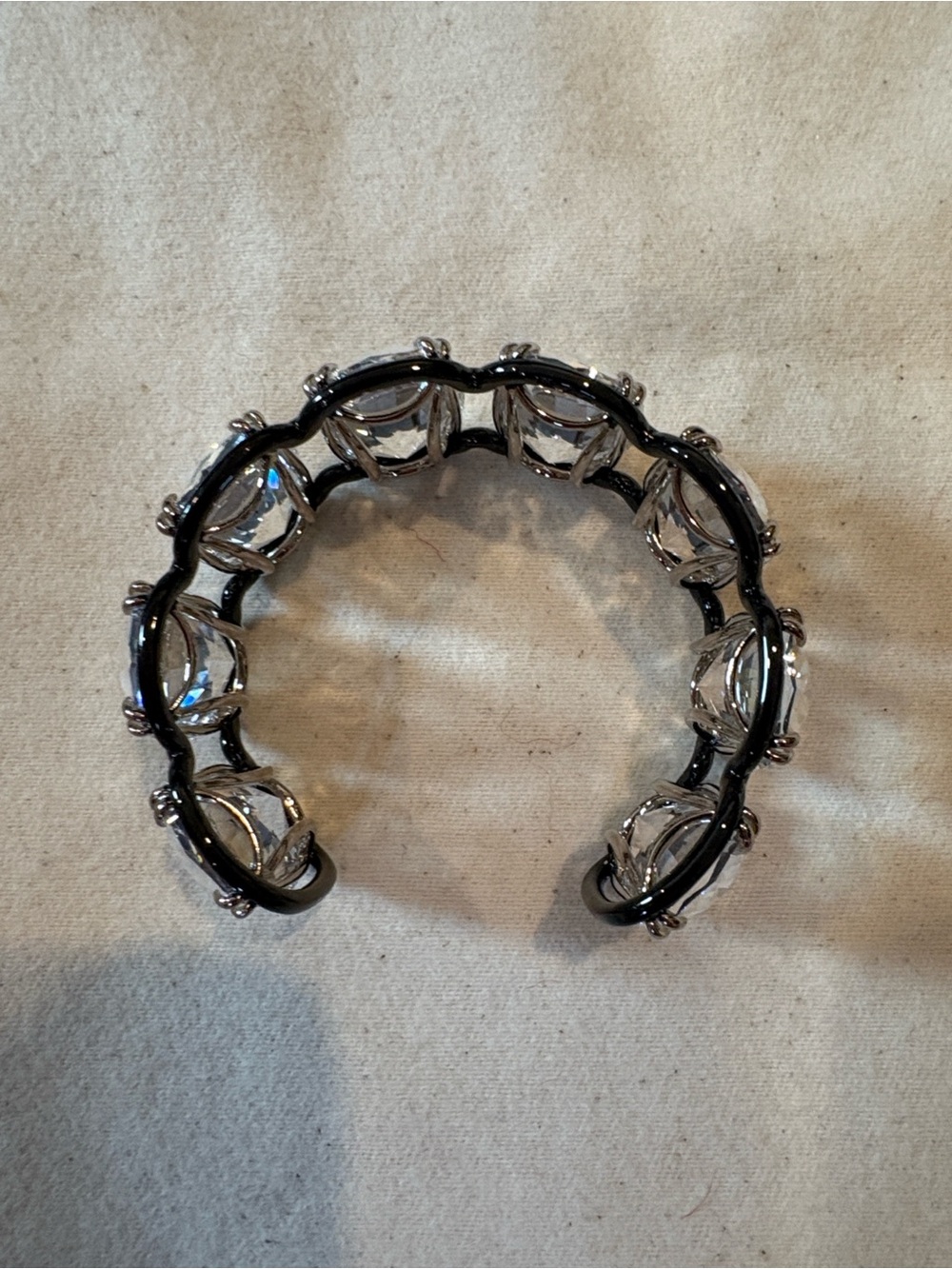 Swarovski Harmonia Oversized Floating Crystals Cuff - Picture 6 of 10
